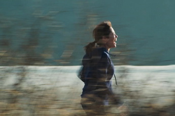 the running actress